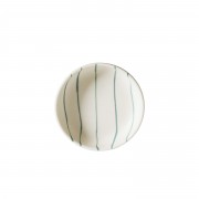 Robert Gordon | Coastal Junction | Condiment Bowl 9cm | Cream with Green Stripe